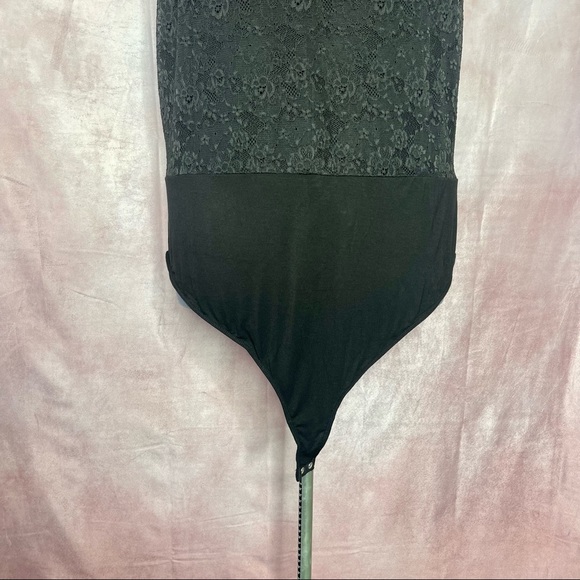 Torrid Black Surplice Strappy Mesh Lace Bodysuit NWT Sizes 4X & 5X - Picture 9 of 17